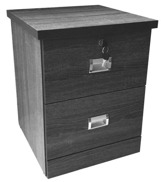 A-STAR Mason Bed Side Table in Ash Grey