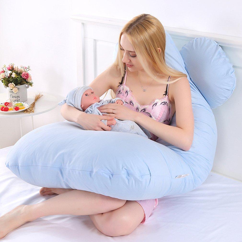 Hot Bán Hàng Đầy Đủ Cotton Áo Gối CHỮ U, Gối tai Phụ Nữ Mang Thai Bên Chăn Ga Gối