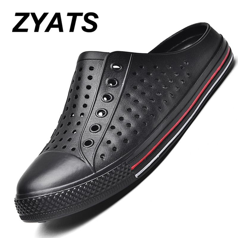ZYATS ฤดูร้อนรองเท้าแฟชั่นรองเท้าลำลองรองเท้าบุรุษและสตรีรองเท้ากีฬาฮอลโลว์รองเท้าชายหาดบีชรองเท้าใส่รองเท้าแตะรองเท้าแตะแฟชั่นลากครึ่ง ZYATS ฤดูร้อนรองเท้าแฟชั่นรองเท้าลำลองรองเท้าบุรุษและสตรีรองเท้ากีฬาฮอลโลว์รองเท้าชายหาดบีชรองเท้าใส่รองเท้าแตะรองเท้าแตะแฟชั่นลากครึ่ง
