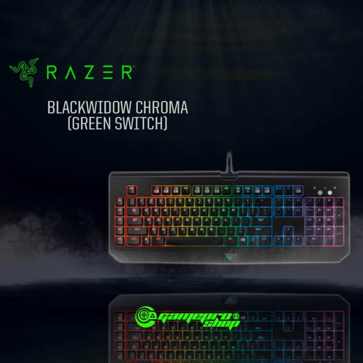 razer blackwidow chroma mechanical gaming keyboard (green switch