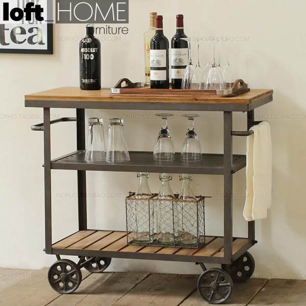 Drinks Trolley / Side Table – Classic
