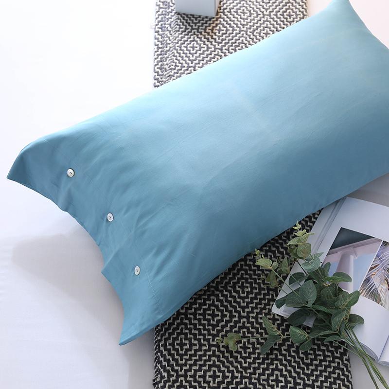 Màu 100% Cotton Vỏ Gối Cặp 60 Cotton Chất Lượng Cao Vải Dệt Bằng Tơ Đồng Bằng Gối Vỏ Bọc Người Lớn Cỡ Đại Dạng Bì Thư Túi Gối