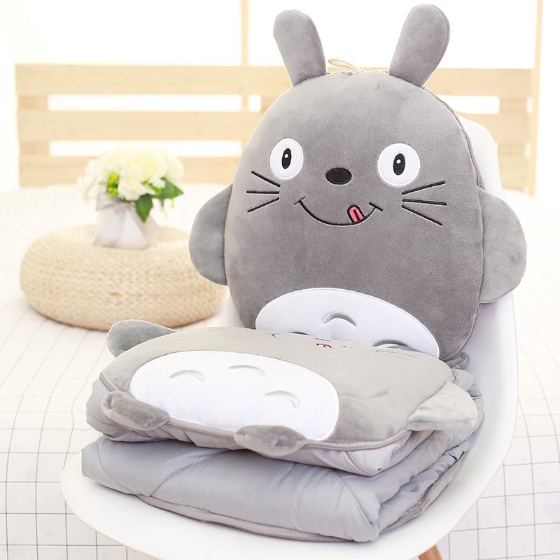 Chuột Chinchilla Gối Ôm Chăn Khăn Quàng Hai Tác Dụng Đệm Tựa Lưng Văn Phòng, Gối Tựa Lưng Nap Gối Đáng Yêu Ô-tô Bảo Vệ Eo Gối Tựa Nam Giới Và Phụ Nữ