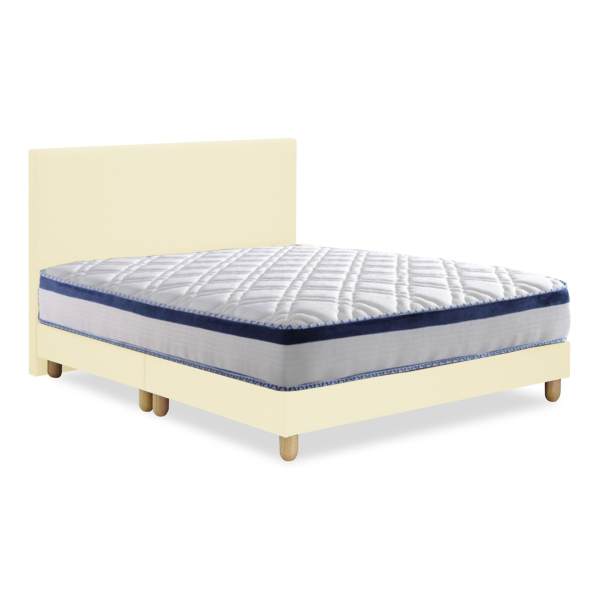 Emma PVC Divan Bed With Foam Mattress (FREE DELIVERY)(FREE ASSEMBLY)