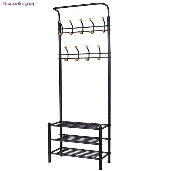 WONDERSHOP Homdox Garment Hat Coat Hanger Clothes Rack Shoe Shelf Organizer - intl