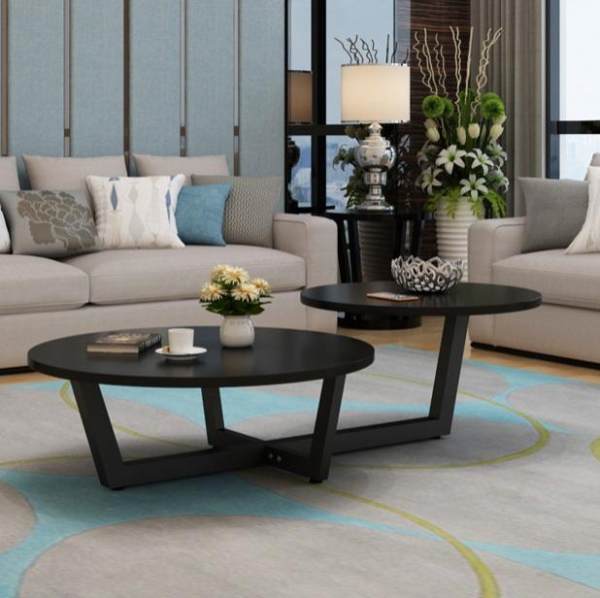 Double Round Coffee Table