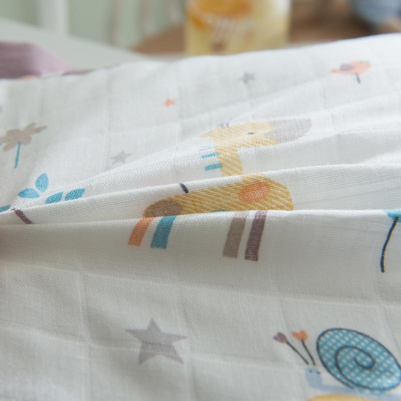 Một Lớp Không Có Huỳnh Quang 100% Cotton Trẻ Em Bé Vỏ Gối 30X50 Số Nhỏ Hai Lớp Vải Xô 100% Cotton Vỏ Gối 40*60 Cm