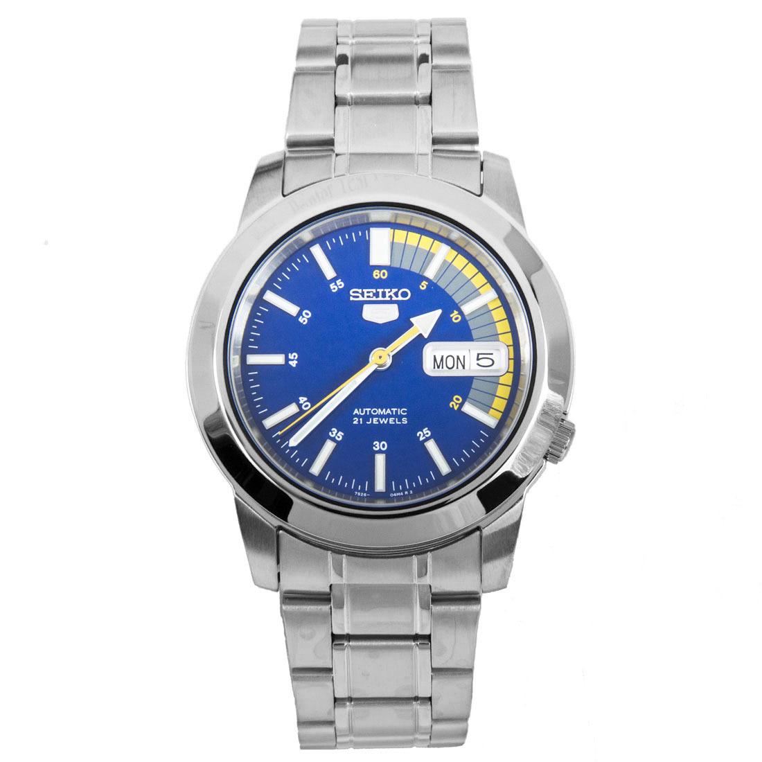 Seiko Automatic Jewels Blue Dial Snkk K Snkk K Snkk Men S