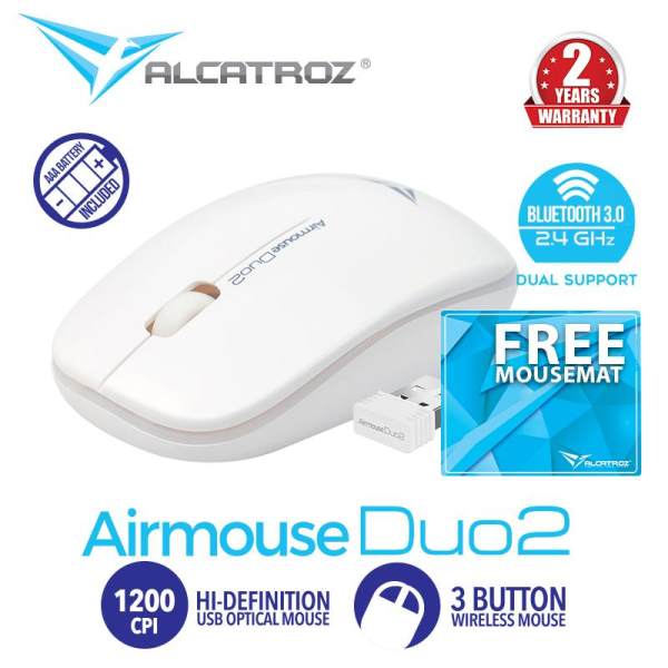 Alcatroz AirmouseDuo2 Bluetooth +2.4G wireless mouse