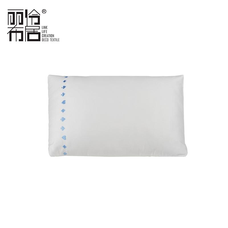 LING HOME DECO TEXTILE Bên Trái Thêu Hoa Gối Dài Mô Hình Biệt Thự Nhà Phòng Soft Decor Thiết Kế Với Gối Ôm Bộ Đệm Tựa