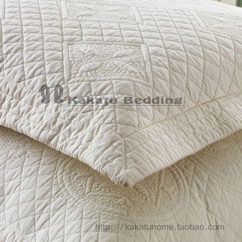 Giá Ưu Đãi Hàng Ngày Âu-mỹ Loại 100% Cotton Dày Quilt Vỏ Gối Bộ Đệm Tựa 48*74 100% Cotton Chần Bông Vỏ Gối