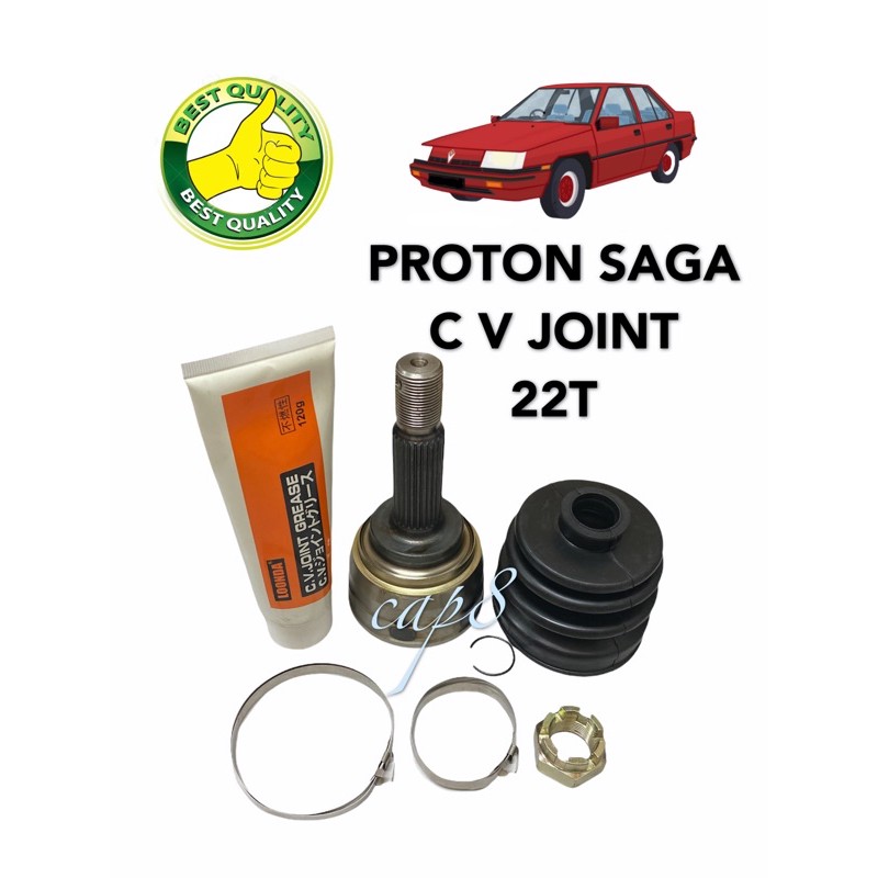 PROTON SAGA ISWARA CV JOINT DRIVE SHAFT HEAD 22 TEETH Lazada