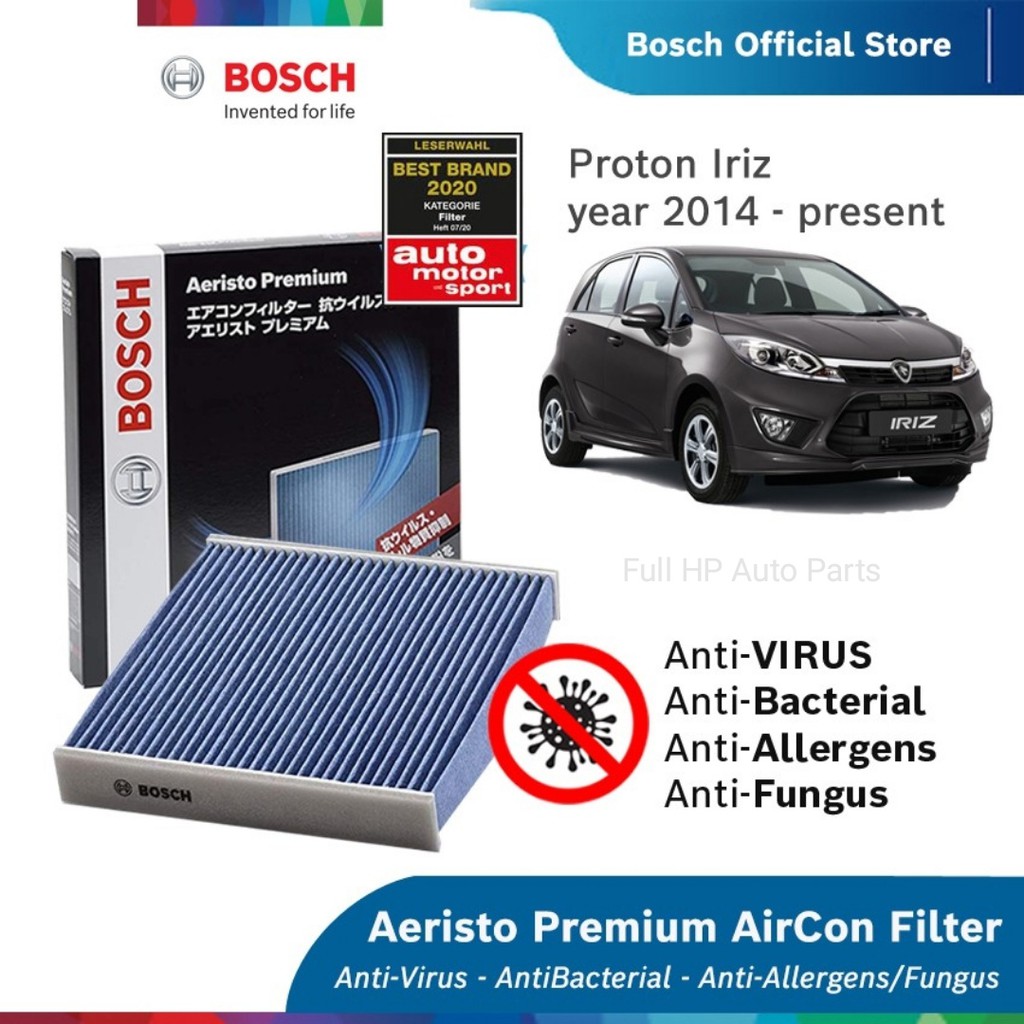 Bosch Aeristo Premium Activated 0986AF5913 Carbon Cabin Air Filter For