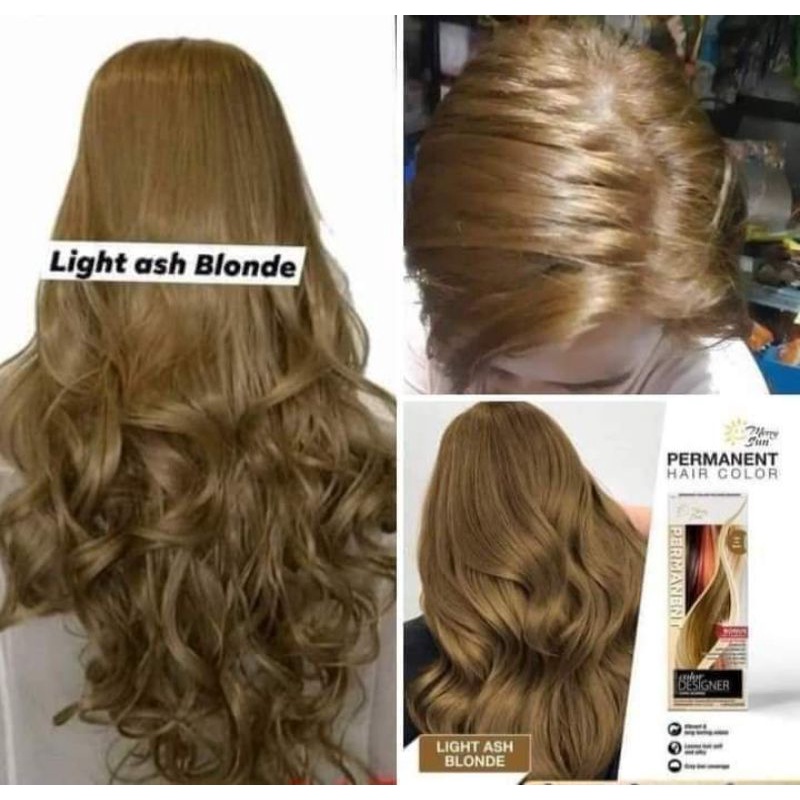 Fast Send MERRY SUN HAIR COLOR PERMANENT LIGHT ASH BLONDE Lazada PH