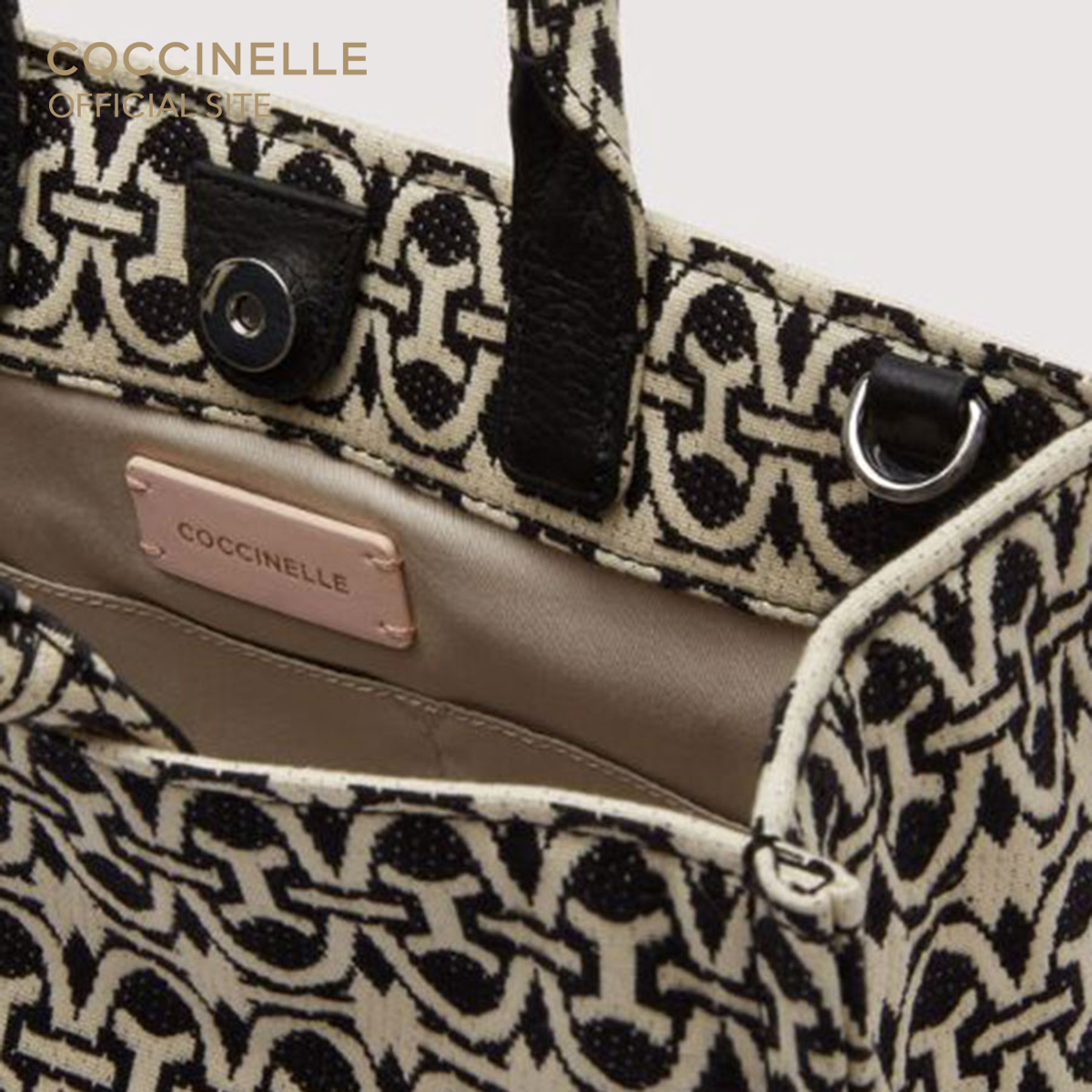 Coccinelle Never Without Bag Jacquar Handbag