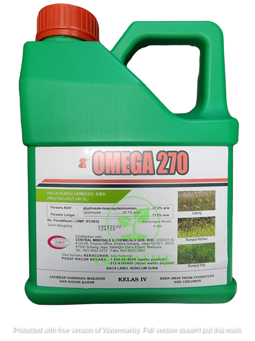 Cmc Omega Original Herbicide Racun Rumput Glyphosate L