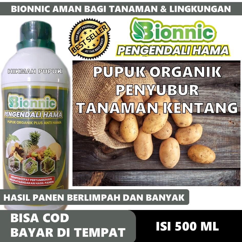 Pupuk Organik Plus Anti Hama Tanaman Kentang Bionnic Ml Pupuk