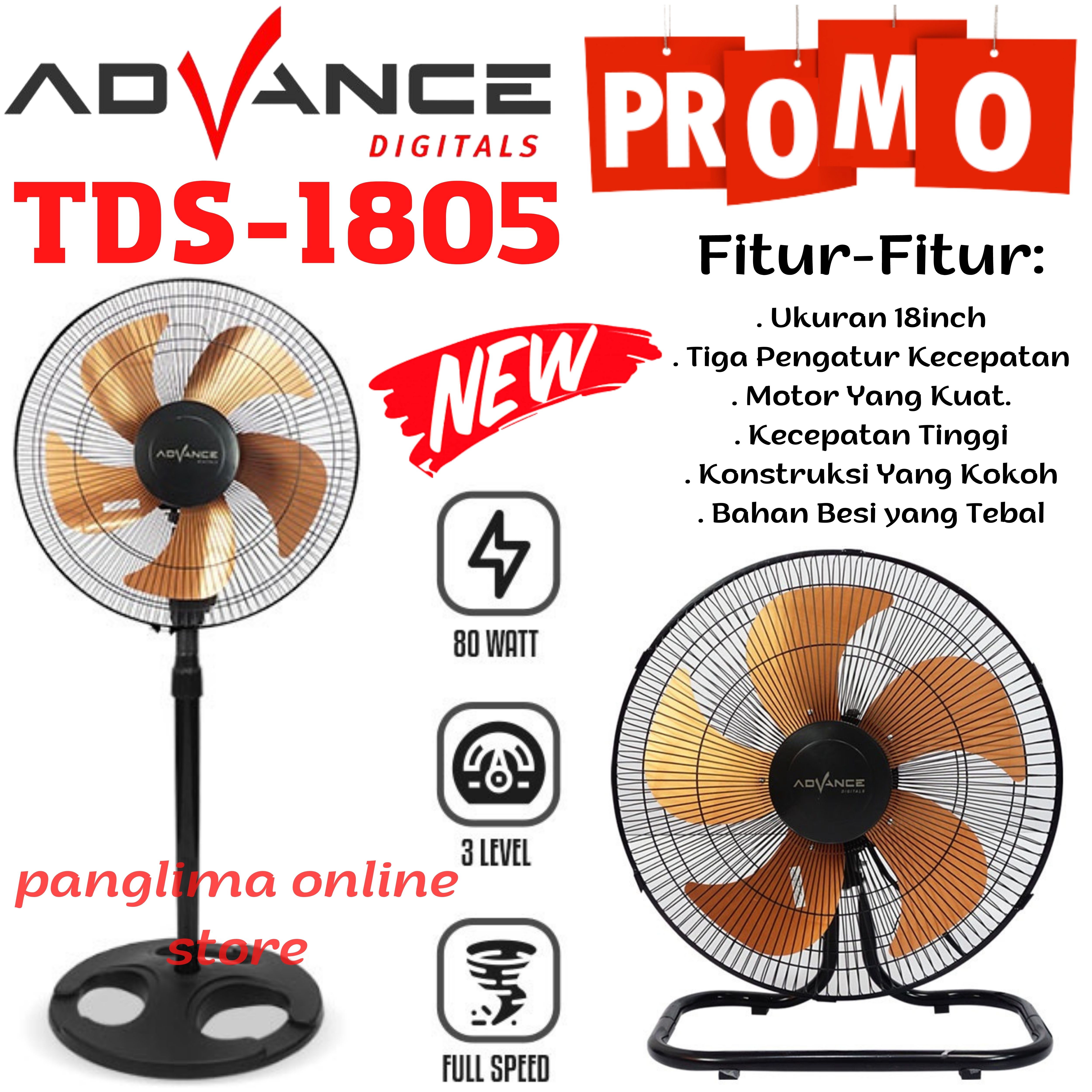 Kipas Angin In Stand Desk Wall Advance Tds Kipas Angin Tornado