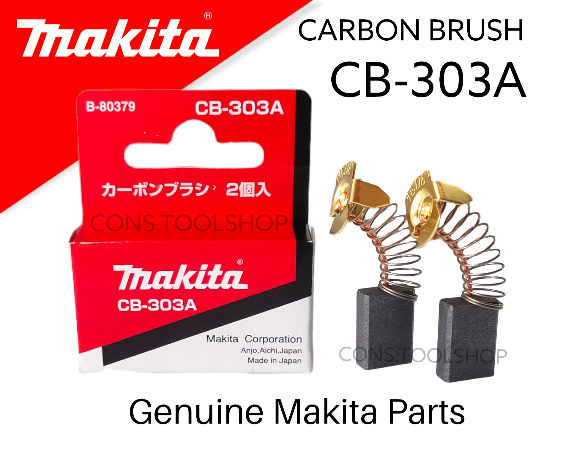 B 80379 Original Makita Carbon Brush CB 303A 1 SET Lazada PH