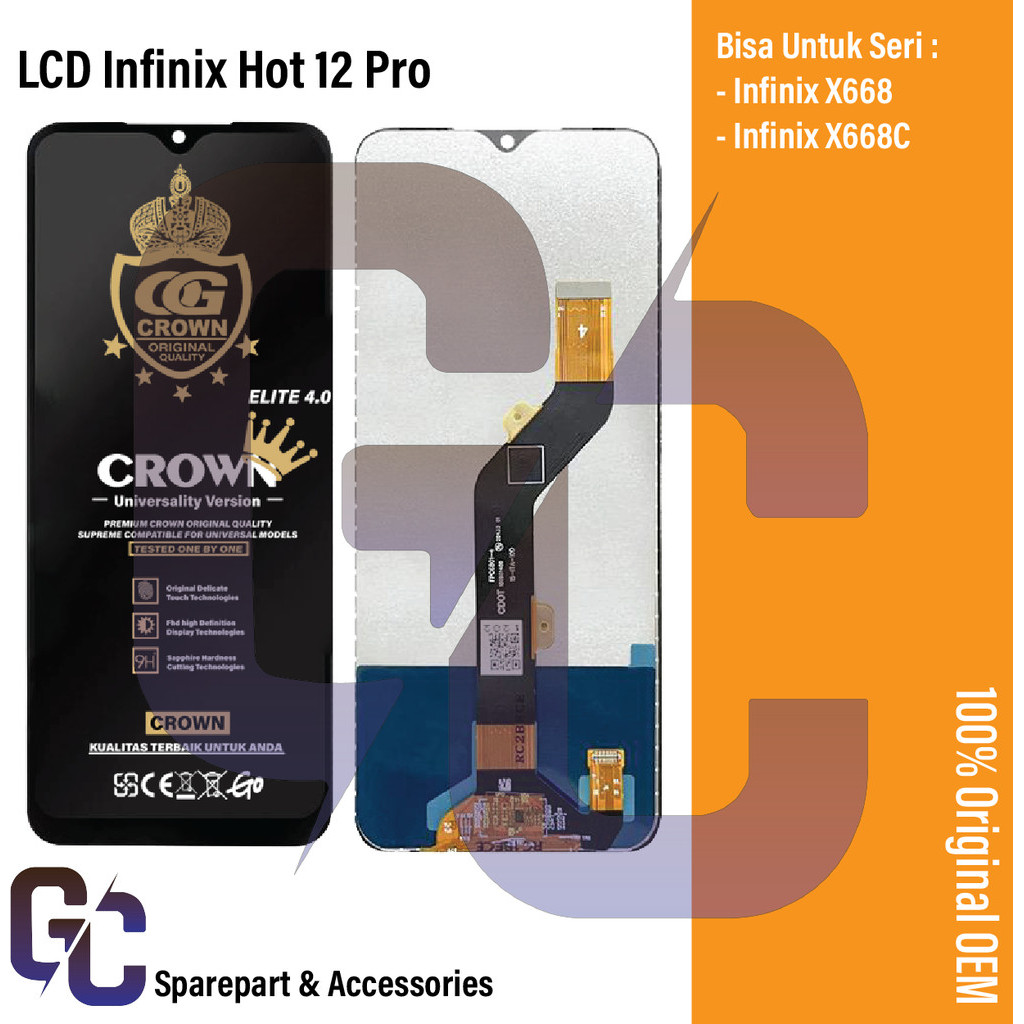 Lcd Touchscreen Infinix Hot Pro X X C Fullset Complete