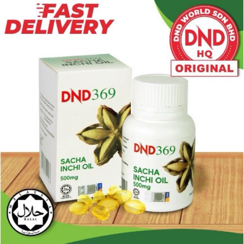 DR NOORDIN DARUS DND DND369 RX369 Sacha Inchi Oil Softgel Original