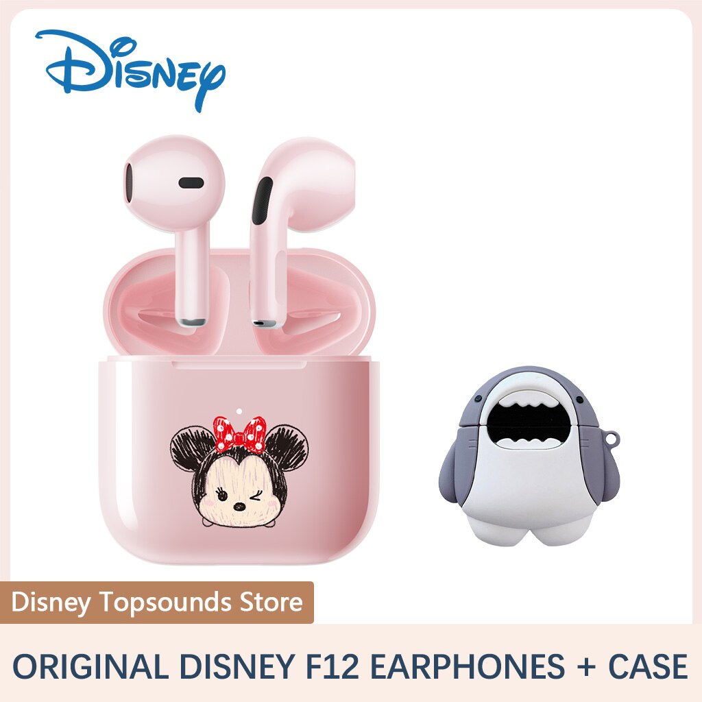 Original Disney F Bluetooth Earphones Tws Wireless Noise Reduction