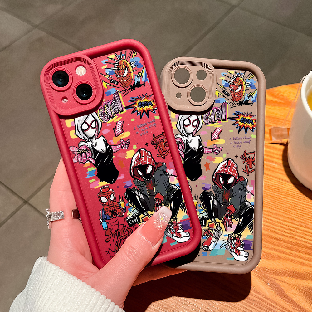 Hontinga For Infinix Smart Hot I Back Cover Gwen Spider Man Pattern