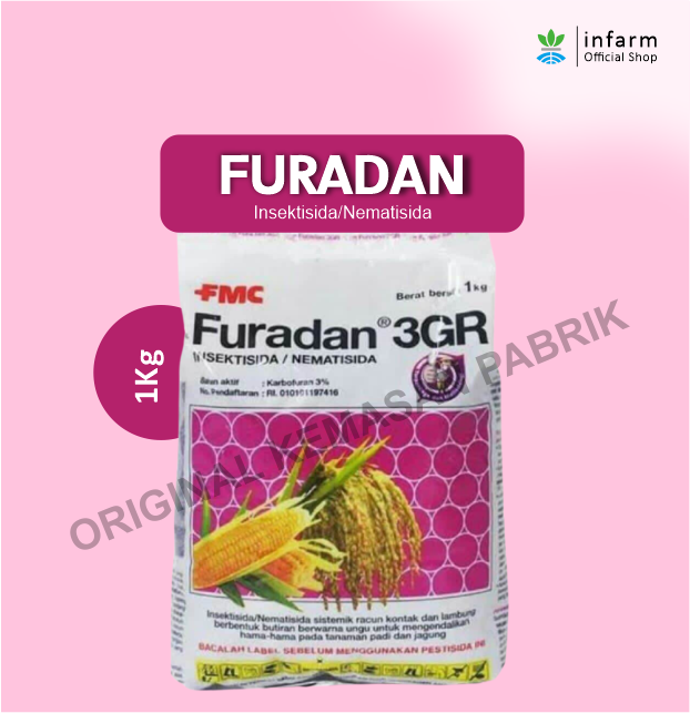 INFARM Furadan 3GR Ukuran 1 KG Insektisida Nematisida Pengendali Hama