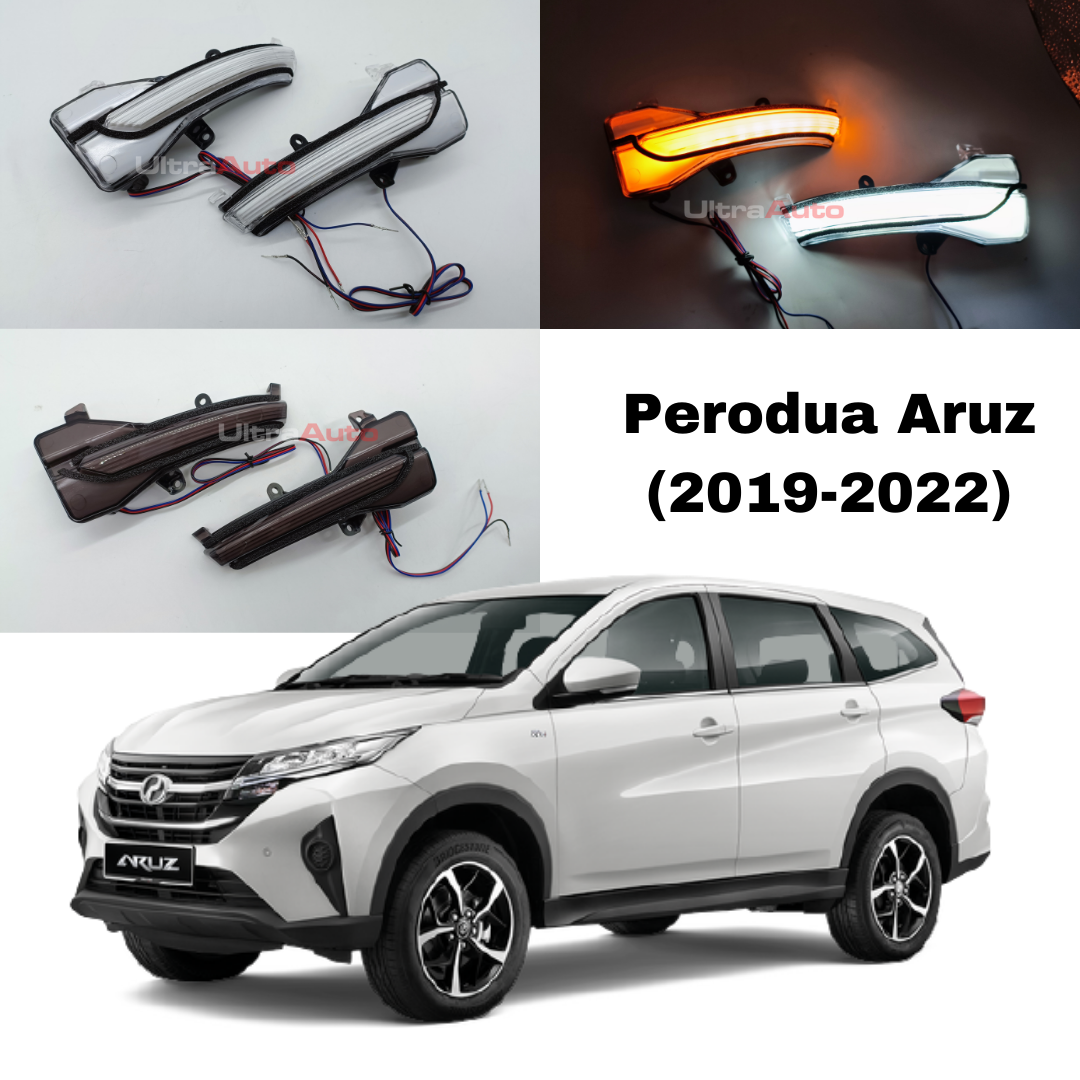 Perodua Aruz Drl Side Mirror Sequential Signal Turning Light Dynamic