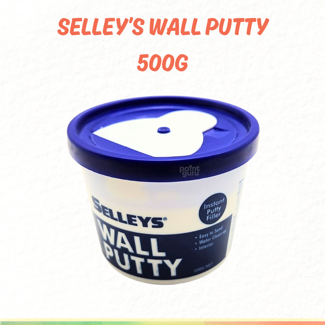 Selleys Wall Wood Putty Instant Filler 500g With Spatula Natural