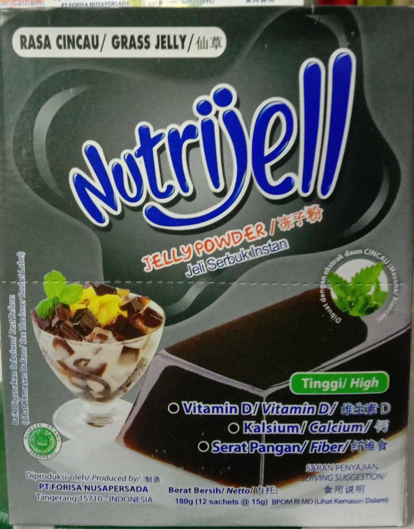 Nutrijell Jelly Agar Agar Jelly Imported Dari Indonesia Nutrijell