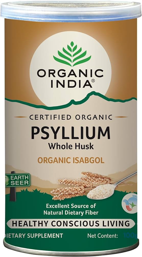 Organic India Psyllium Whole Husk Grams Constipation And Loss