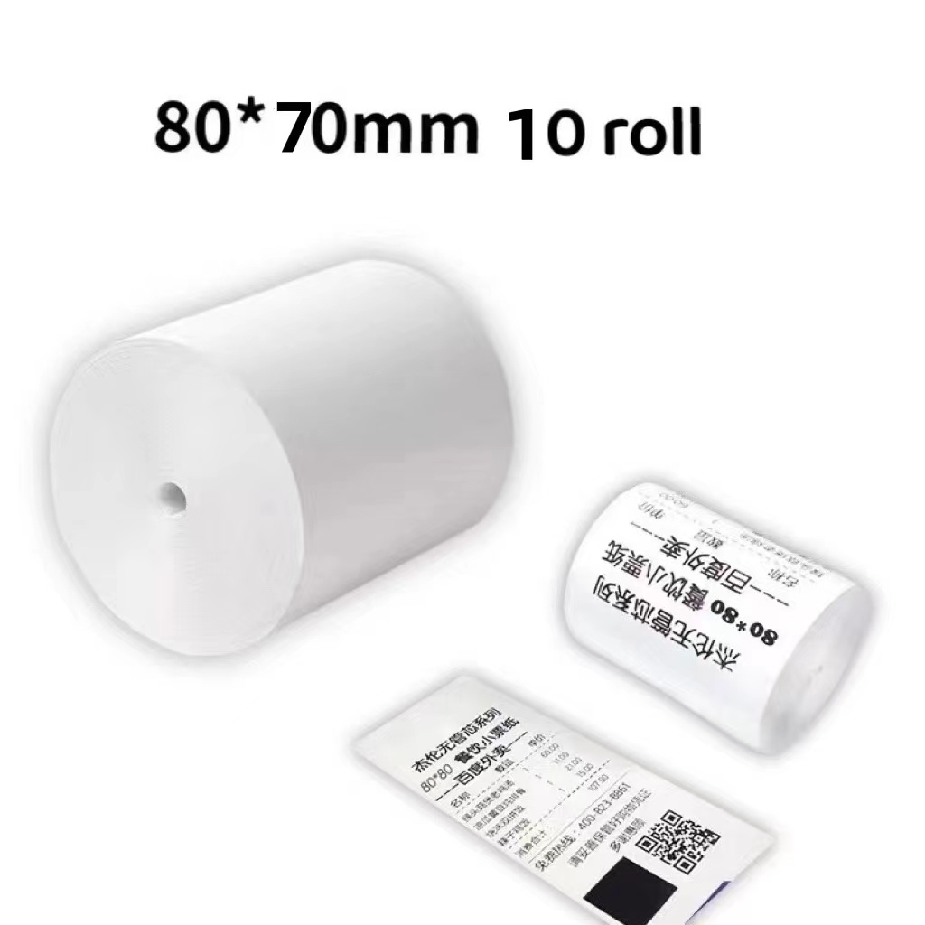 10 Roll POS Thermal Paper For Thermal Printer 80 X 70mm Receipt Paper