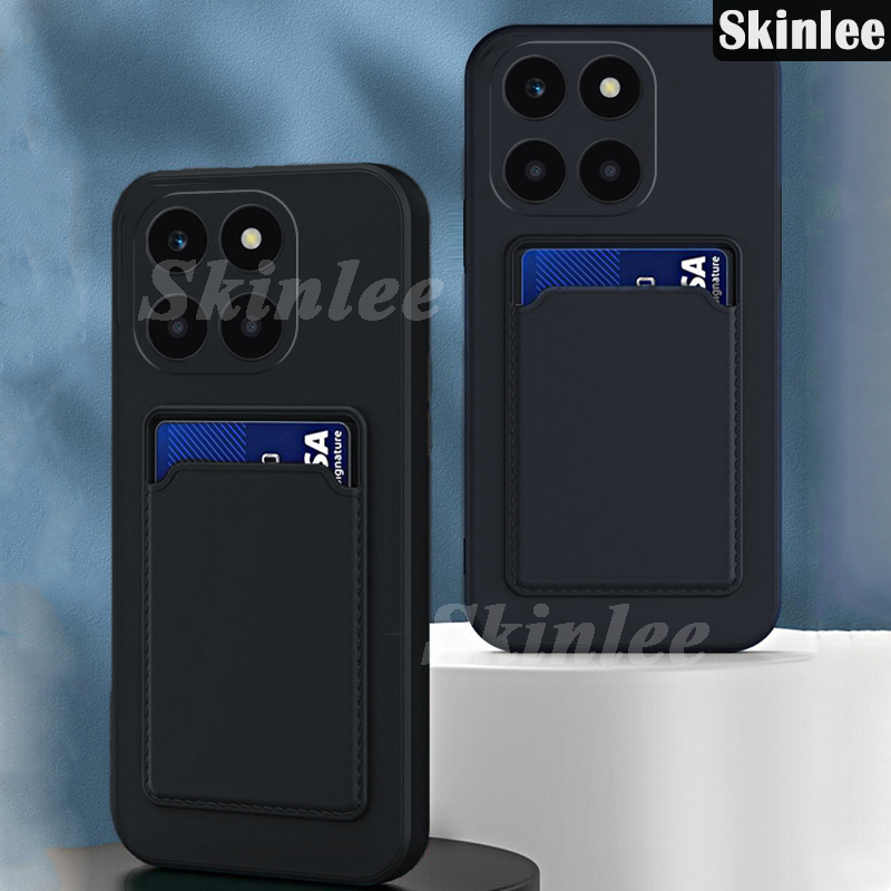 Phone case For Honor X6B Back cover Card Slot Card Silica Gel Soft Holder Wallet Case For Honor X6B Phone casing