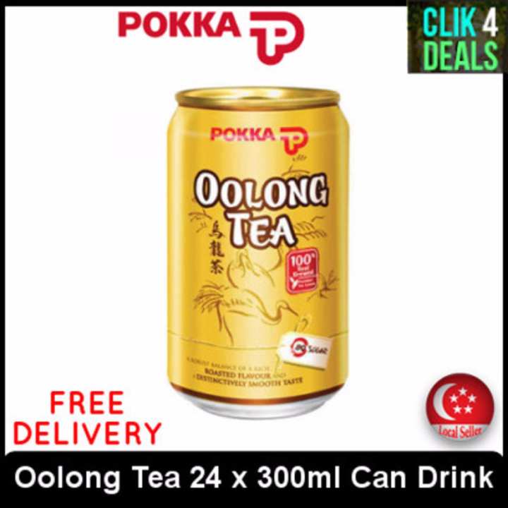 pokka 24 x 300ml cans cartons / oolong tea