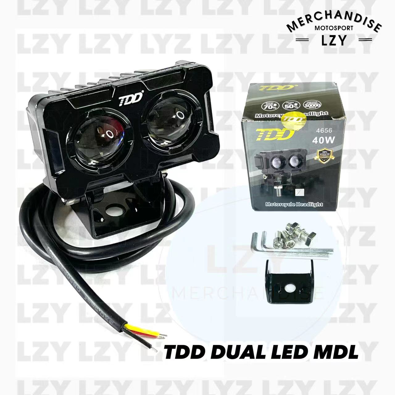 Tdd Original Dual Double Led Mini Driving Light Mdl Led Headlight Fog