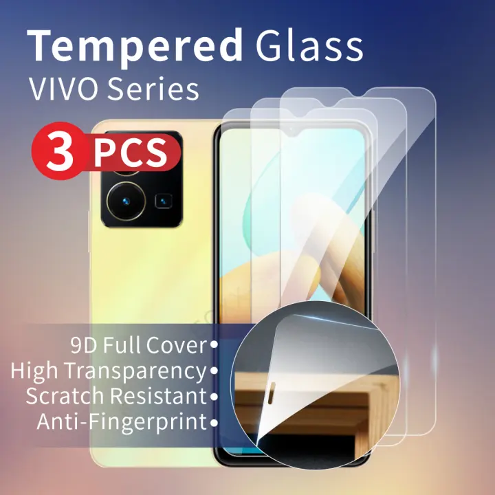 Pcs H Full Cover Transparent Tempered Glass For Vivo Y Y S Y