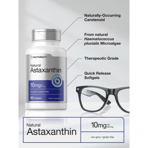 Horbaach Astaxanthin Mg Softgels Lazada Co Th