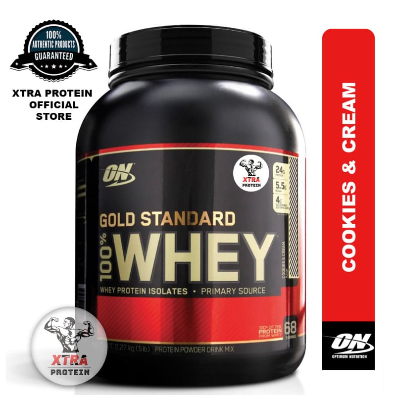 Optimum Nutrition Gold Standard Whey Cookies And Cream 5lb 68