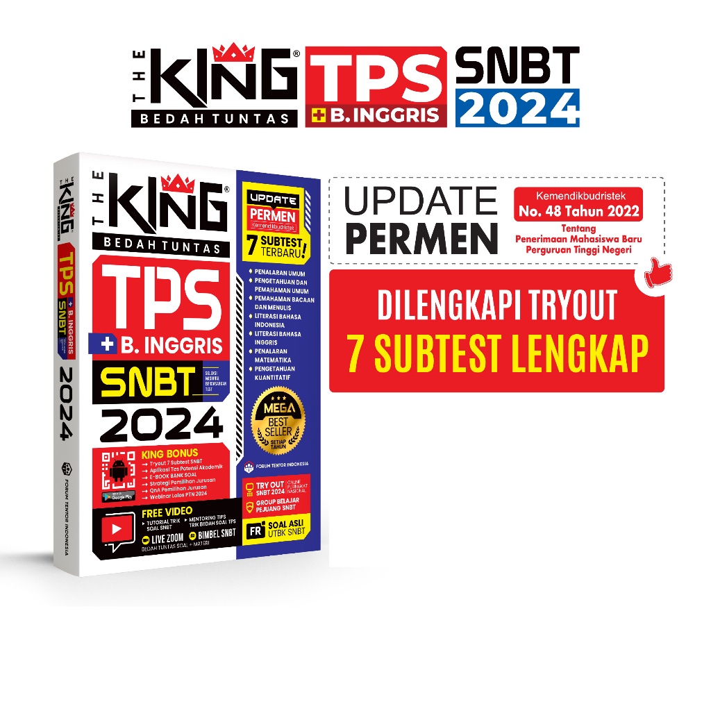 The King Bedah Tuntas Soal Dan Materi Tps SNBT Skolastik Saintek