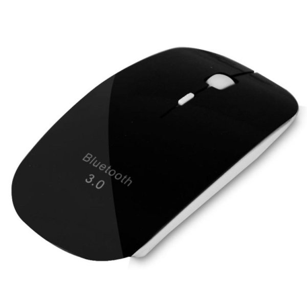 Portable 3D Bluetooth 3.0 Wireless Mouse Cheap For Apple Mac Laptopblack - intl