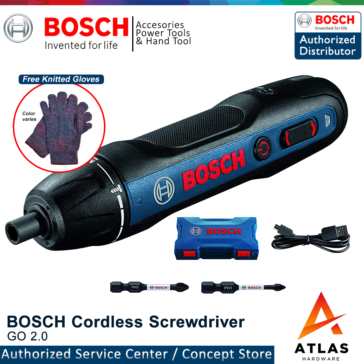 New Bosch GO 2 Smart Cordless Screwdriver Kit Set Lazada PH