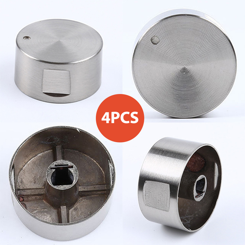 4Pcs High quality Alloy material Rotary Knob Gas Stove Burner Oven Kitchen Parts