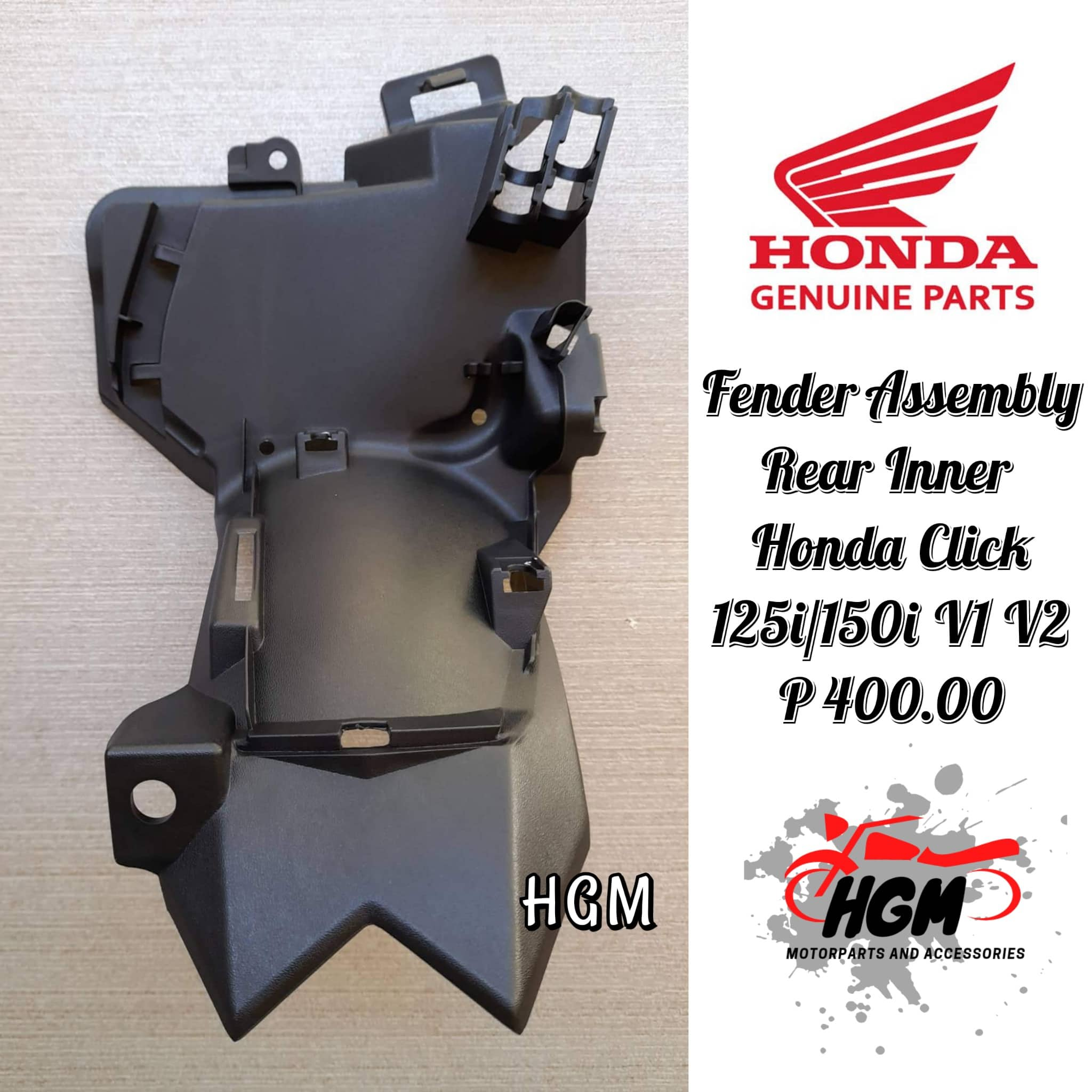 Fender Assembly Rear Inner Tire Hugger Honda Click I I V V