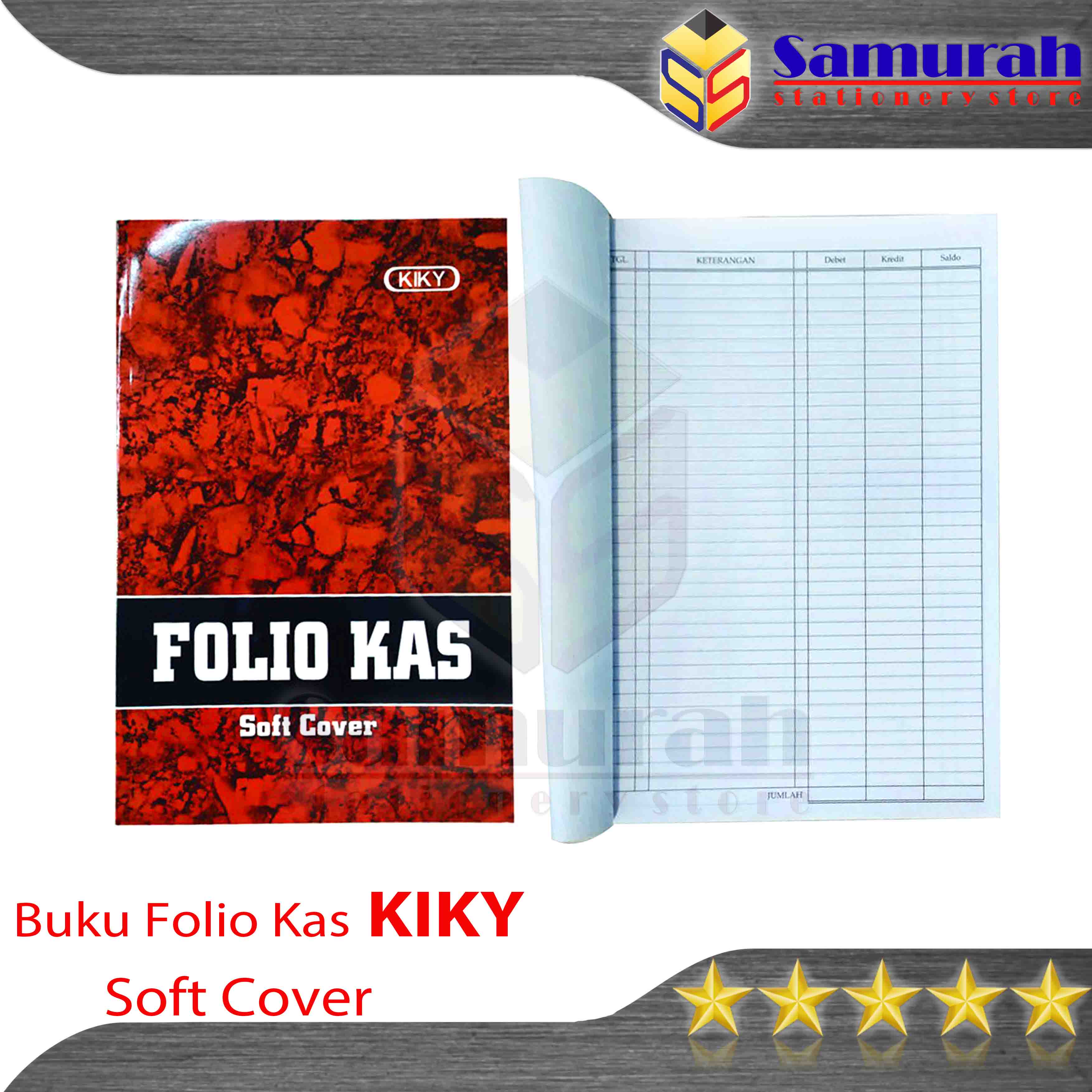 Buku Kas KIKY Folio Soft Cover F4 Besar Buku Folio Mutasi Arus Kas