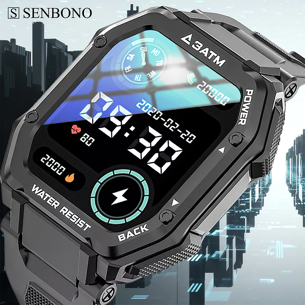 Senbono Smart Watch For Men Fitness Tracker Full Touch Screen