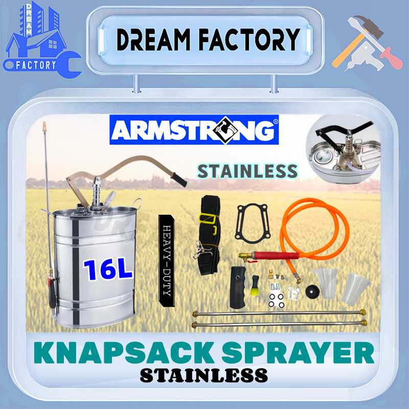 Armstrong Heavy Duty Stainless Manual Sprayer Knapsack Sprayer