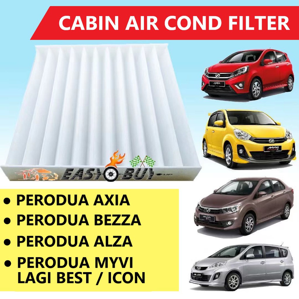 Cabin Air Cond Filter Perodua Alza Axia Bezza Myvi Lagi Best Icon