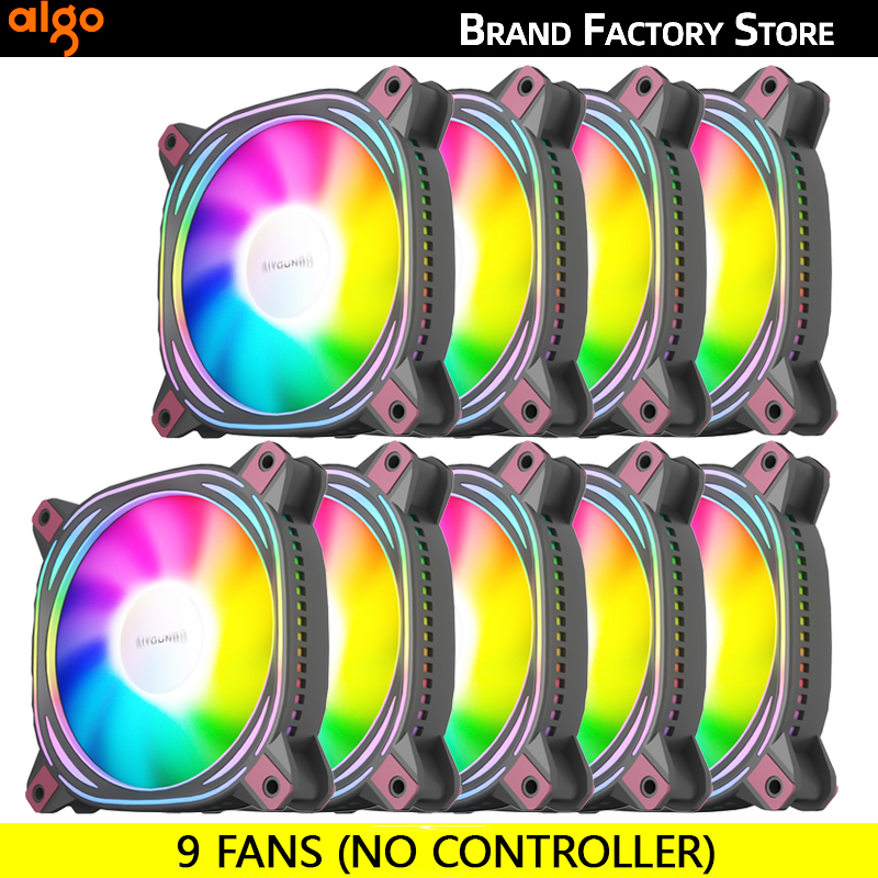 Aigo Z12 Computer Case Fan Reverse Ventoinha PC 120Mm Rgb Fan Cooler