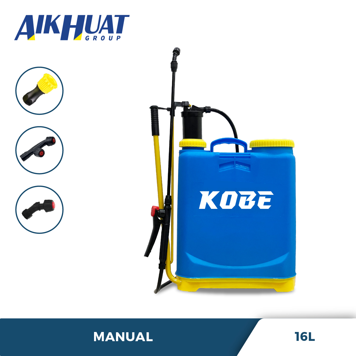 Kobe 16L 20L Knapsack Sprayer Battery Pump Pam Racun Bateri Manual